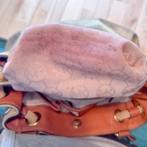 MICHAEL Michael Kors Metallic Gold Rope Tassel Shoulder Bag - Picture 7 of 16